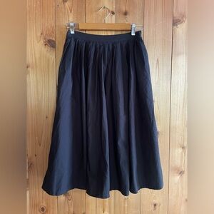 NWT Little Creative Factory Pleated Cotton Skirt